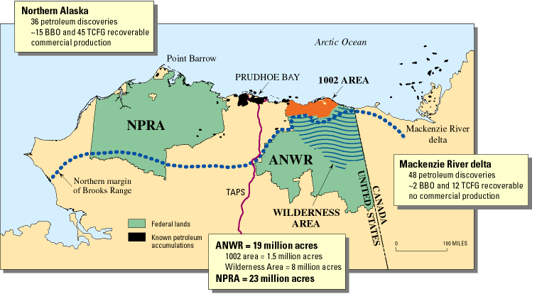 USGS Map of 1002 Area